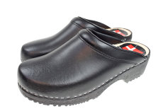 PU tresko uten hælkappe str. 46